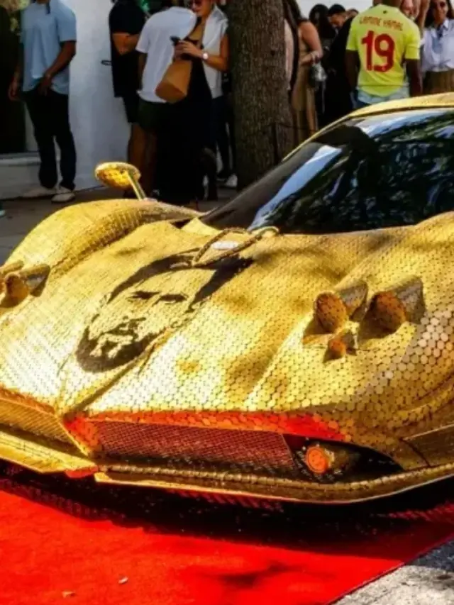 Supercarro e Moedas: A Homenagem Perfeita a Messi