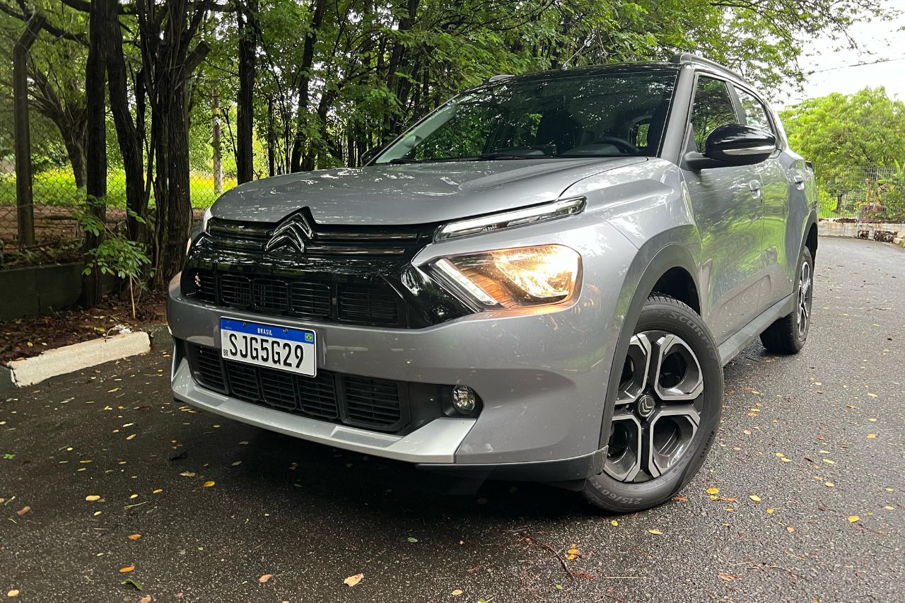 Detalhe da roda do Citroën C3 Aircross