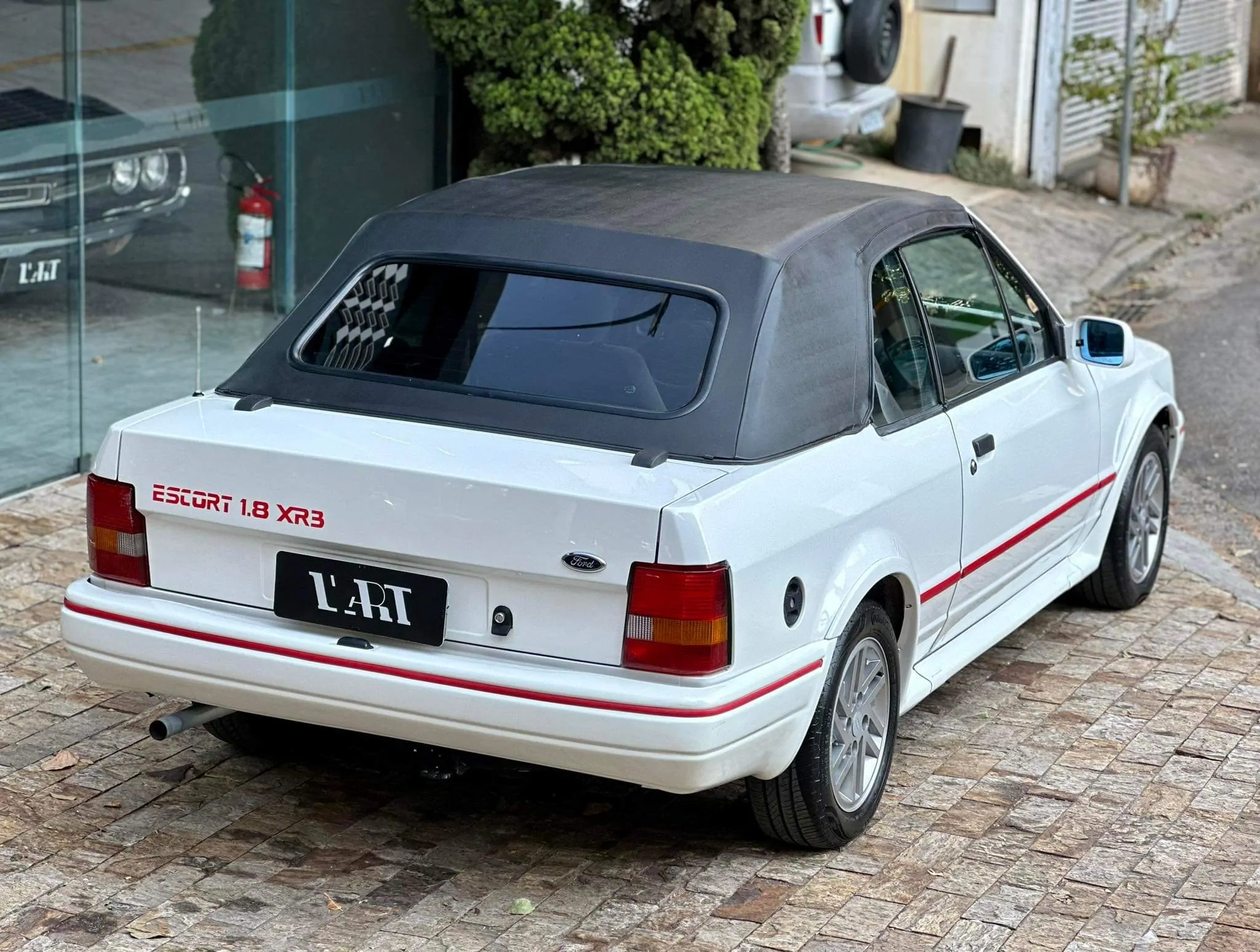 Another view of vintage Ford Escort XR3 Convertible